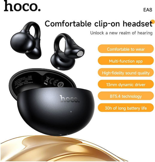 Hoco TWS EA8 Offenes Ohr Bluetooth-Freisprecheinrichtung Kopfhörer mit Ladeetui Metal Gray
