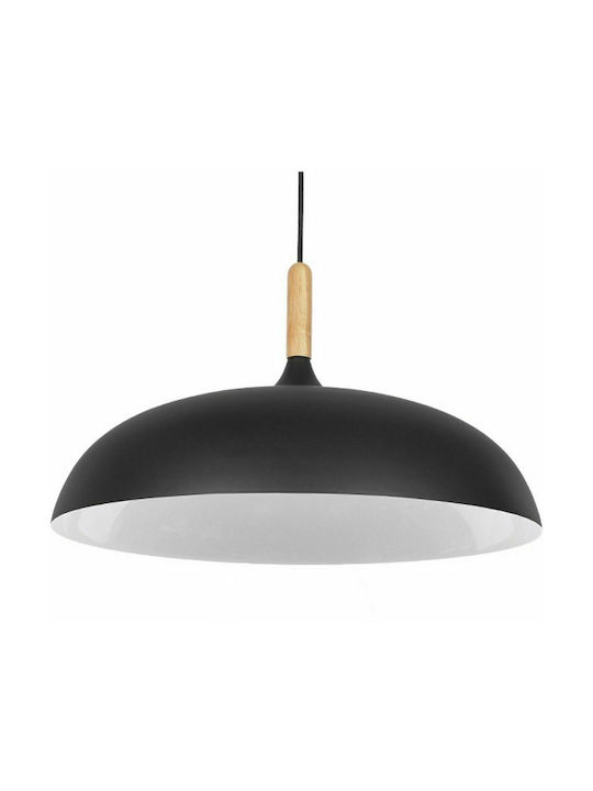 GloboStar Vallete Pendant Light Black Bell with Socket E27 45x27cm