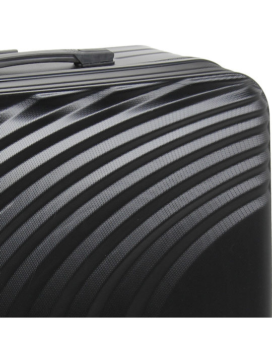 Keskor Large Black Suitcase With 4 Wheels Height 77cm