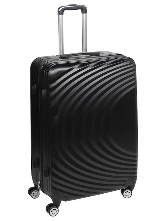 Keskor Large Black Suitcase With 4 Wheels Height 77cm