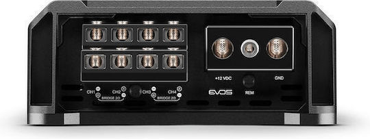 SounDigital Ενισχυτής Αυτοκινήτου Sd1200.4 Evo 5 5 Καναλιών (Κλάση D)
