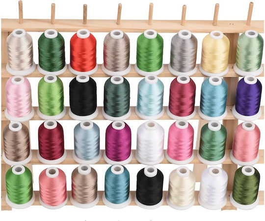 Embroidery Thread Set 32 Spools 500 M Madeira Colors 2