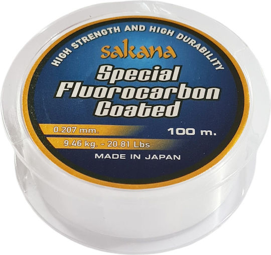 Sakana Special Fishing Line Fluorocarbon Coating 100 M 0.395mm 22.00 Kg
