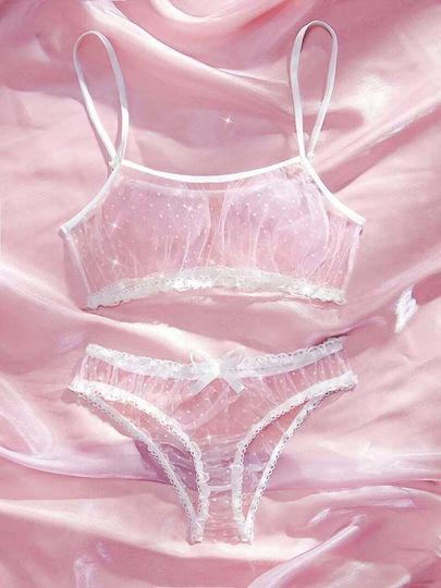 Sexy Lingerie Set Pink