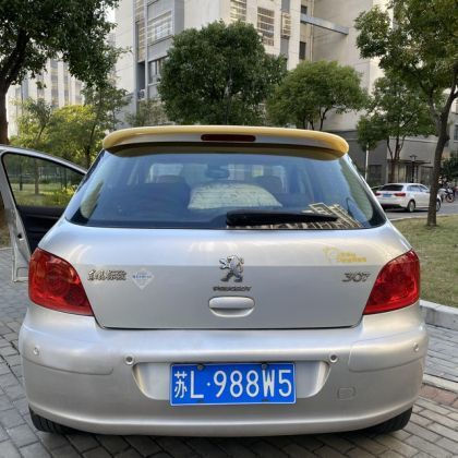 Аеротояга за Таван Peugeot 307 Hatchback 5 Врати Черна Лъскава