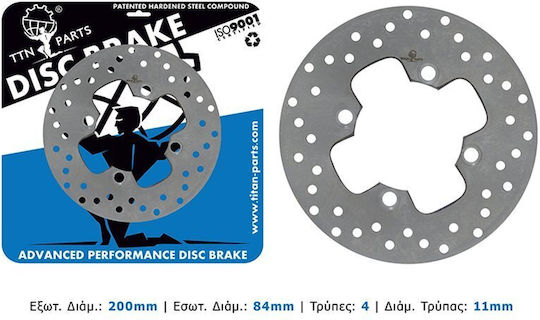 Titan Back Brake Disc for Sym VF 125