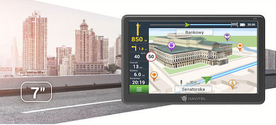 Navitel Συσκευή Пловдив GPS ме Откриване 7" USB / Bluetooth & Слот за карта