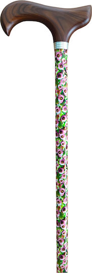Baston Din Aluminiu Cu Înălțime Reglabilă Model Floral Garcia 407