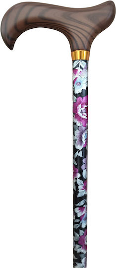 Baston Din Aluminiu Cu Înălțime Reglabilă Model Floral Garcia 402