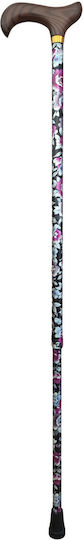 Baston Din Aluminiu Cu Înălțime Reglabilă Model Floral Garcia 402