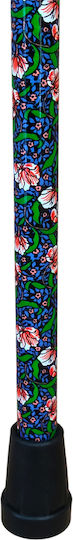 Baston Din Aluminiu Cu Înălțime Reglabilă Model Floral Garcia 403