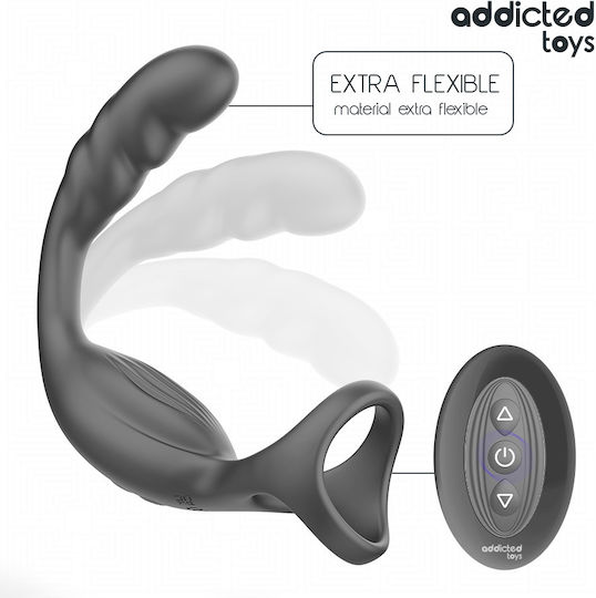 Addicted Toys Dual Prostatic Cock Ring Remote Control