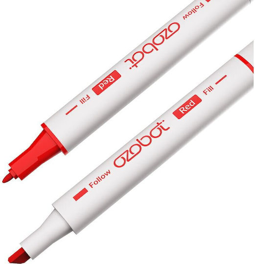 Ozobot Μπλε Μαρκαδόροι Ζωγραφικής 5mm Λεπτοί, με Διπλή Μύτη Σετ 5τμχ