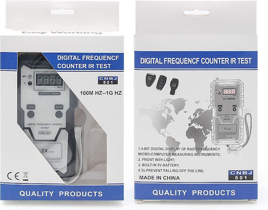 Digital Frequency Tester Car Remote Controls High Precision 100mhz To 1ghz Ir Led Light