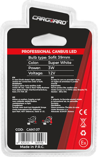 Can107 Led Autolampen Deckenleuchte Nummernschild