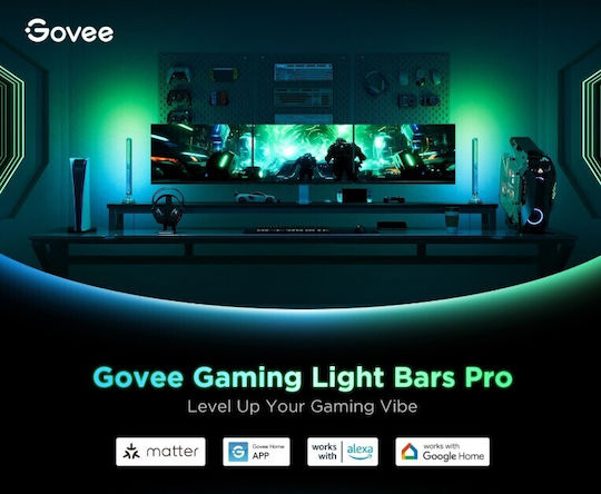 Govee Smart Декоративно Осветително Тяло LED RGBIC Бар 2 бр Govee Smart Декоративно Осветително Тяло LED RGBIC Бар 2 бр