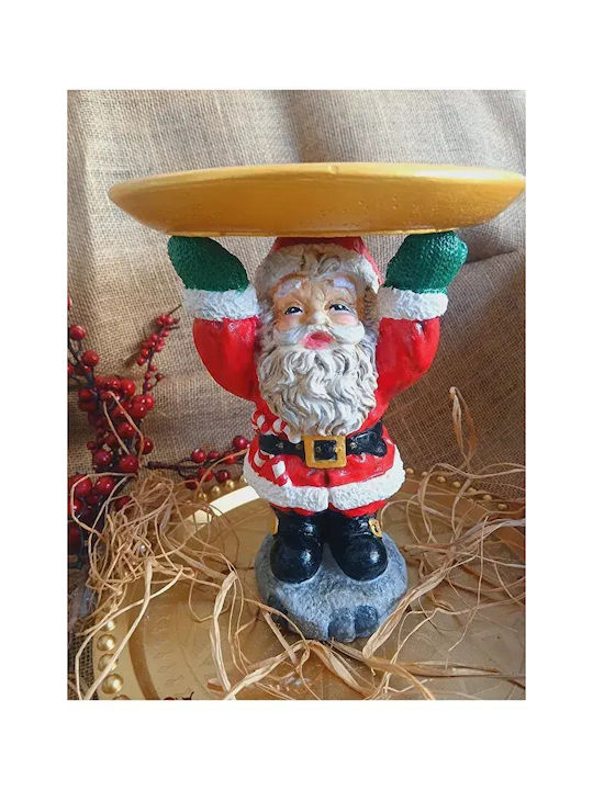 SteweHome Roter Salve Servierteller Weihnachtsmann Figur 25x15cm SteweHome Roter Salve Servierteller Weihnachtsmann Figur 25x15cm