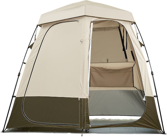 Vevor Сцена За Къмпинг Тоалетна Кафява 98x48x85см