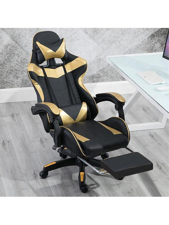 AT1972 Gaming Chair with Footrest Yellow