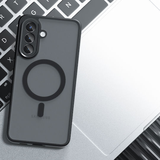 Techsuit Purefrost Umschlag Rückseite Silikon Schwarz (Samsung Galaxy A57 5G - Techsuit)