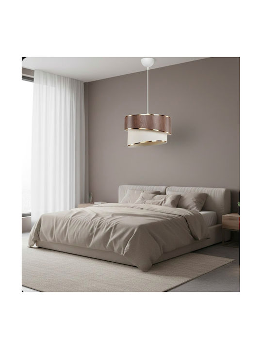 GloboStar Sonia Pendant Light Brown with Socket E27 30x30x90cm