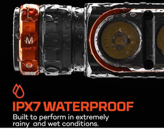 Nebo Rechargeable Headlamp LED IPX7 with Maximum Brightness 3000lm Transcend