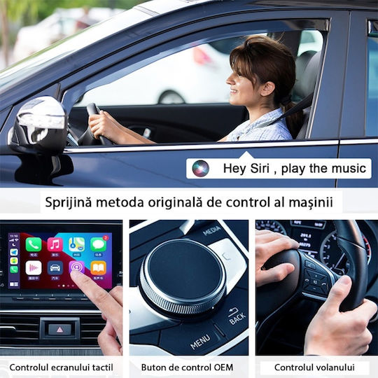 Wireless Adapter Ctht-020-2 Apple Carplay Iphone Ios 10+ Usb-type C Dongle 5g Wifi Bluetooth Automatic Connection Black