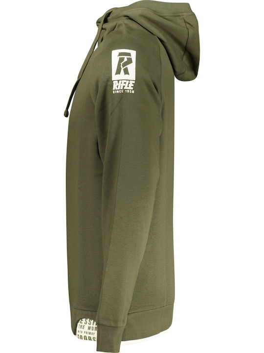 Sweatshirt with Hood Green