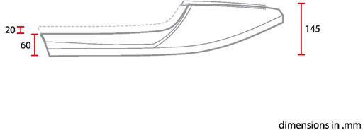 C-Racer Motorcycle Saddle 578602