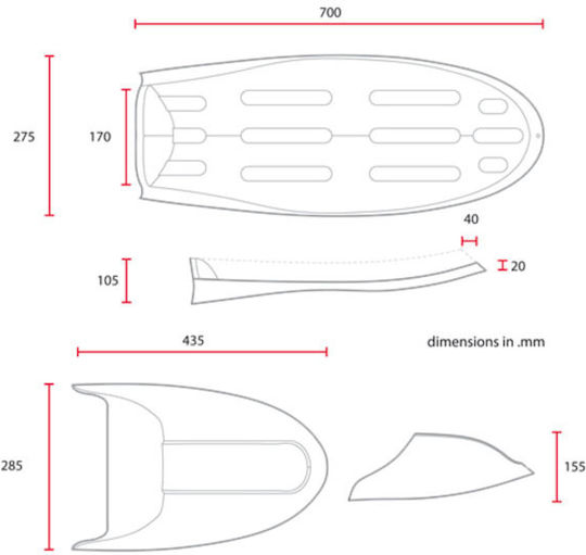 C-Racer Седалка за мотоциклет 578656
