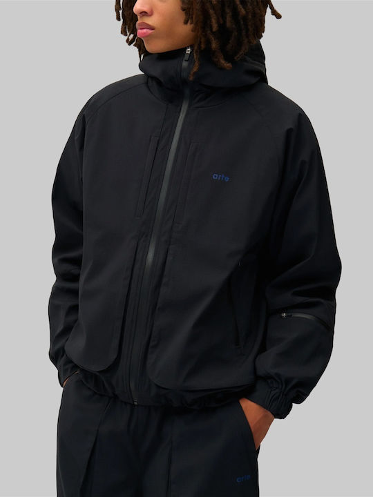 3 in 1 Winter Jacke Wasserdicht Schwarz