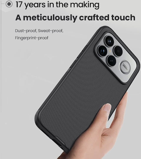 Nillkin Super Frosted Back Cover Plastic / Silicone Black (Poco F8 Ultra)