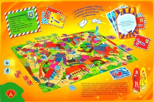 Board Game Postmen for 2-6 Players 7+ Years Old (PL) Alexander
