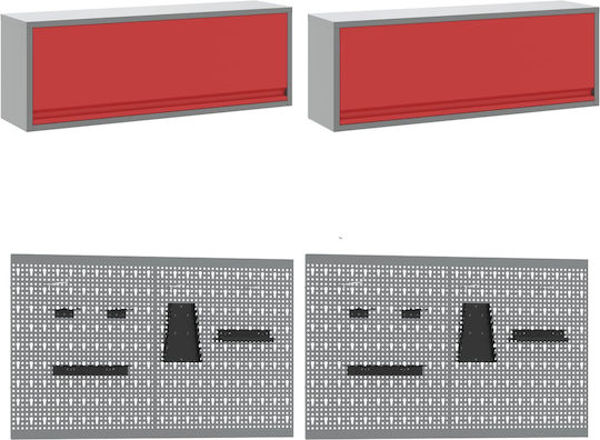 vidaXL Bank 150x55x200cm 8Stück 3321452