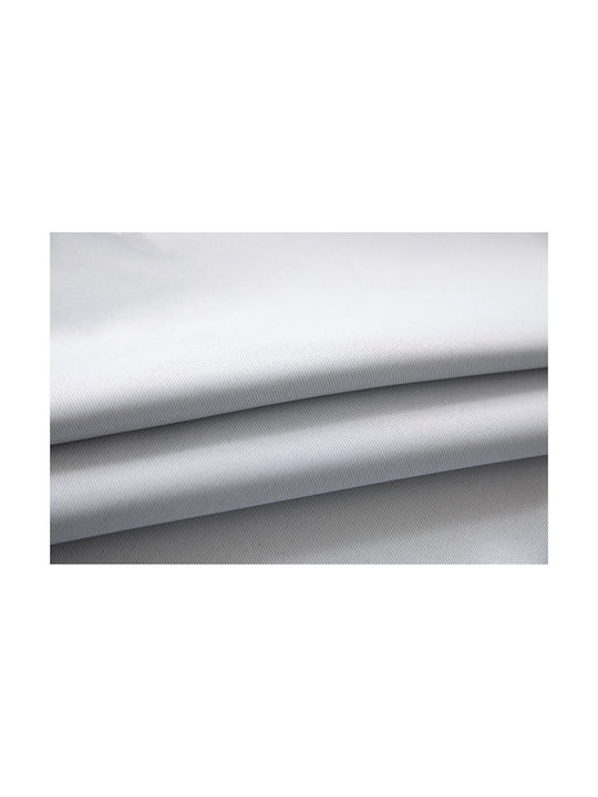 Mc Decor Κουρτίνα Συσκότισης με Τρουκς Γκρι 140x265εκ.