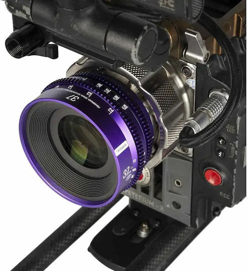 7artisans Voller Rahmen Kameraobjektiv Floral Bloom 37mm T2.9 PL Festbrennweite für Arri PL Mount Purple