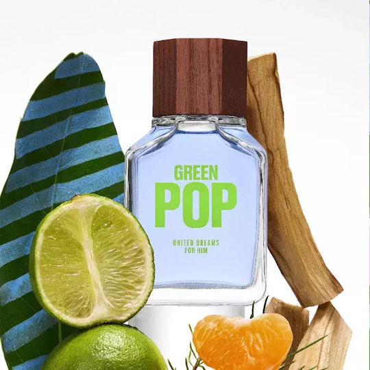 Benetton United Dreams Green Pop Him Eau De Toilette Bărbați 100 Ml