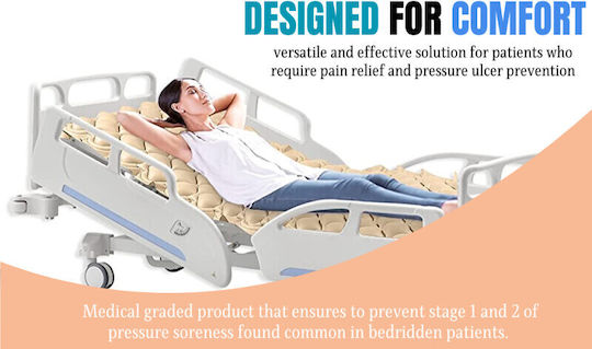 Anti-bedsore Mattress Silent Compressor Alhena Hf6001 200 X 90 Cm Alternating Pressure Supports 135 Kg