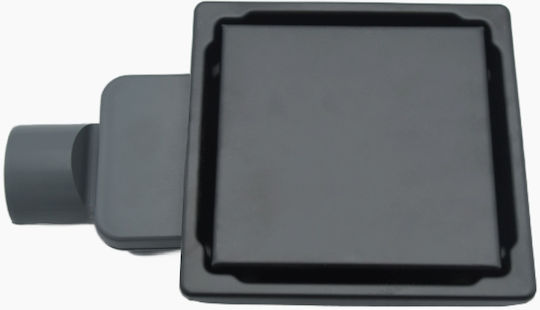 DuscheLine Channel Shower with Output 100mm Black