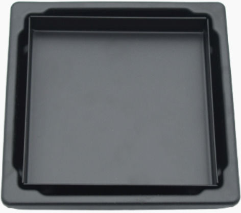 DuscheLine Channel Shower with Output 100mm Black