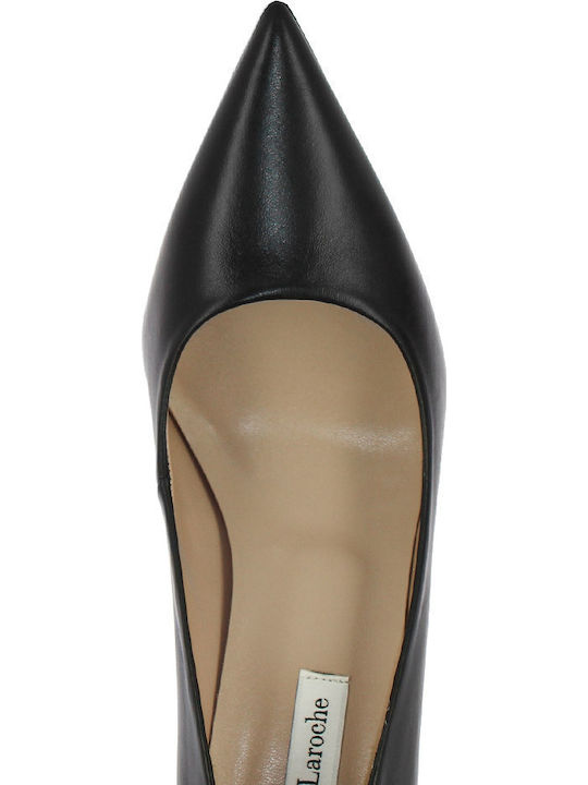 Leather Black High Heels