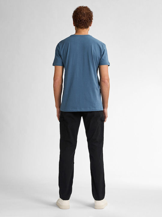 Trousers Cargo Elastic in Regular Fit Black