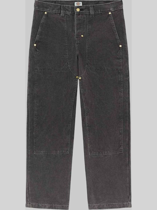 Double Knee Trousers Cargo Black