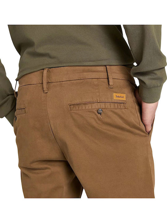 Hose Chino Elastisch Gelb
