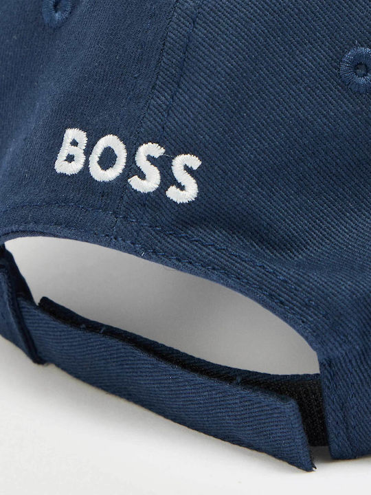 Boss Cotton-twill Cap Embroidered Slogan Derrel-slogan Blue Jockey Men's Blue 50555535-464
