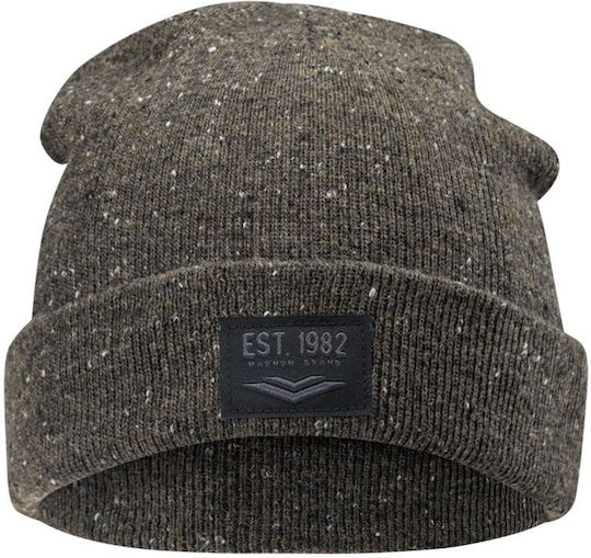 Beanie Unisex Σκούφος Πλεκτός σε Μπεζ χρώμα