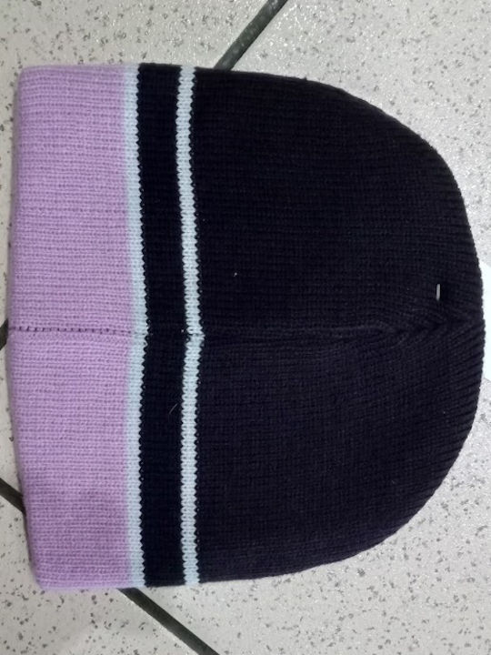 Beanie Unisex Beanie Knitted in Purple color