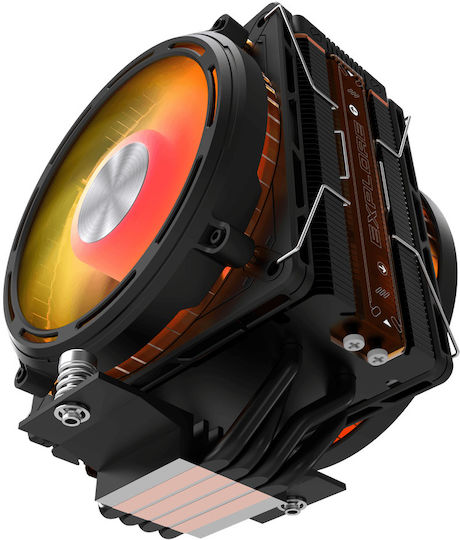 Darkflash Explore E400 Plus Dual Fan CPU Cooling with ARGB for AM4/AM5/115x/1700 Socket