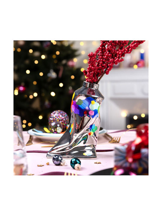 Pylones Decorative Vase Multicolour 10.5x6.5x17cm
