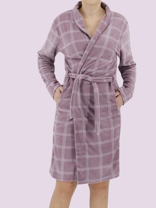 Asel Winter Damen Robe Ροζ Λιλά